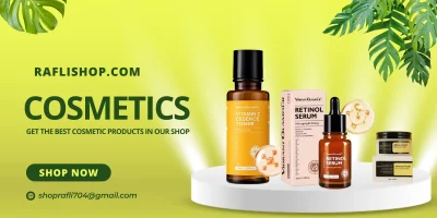 Yellow Modern New Arrival Cosmetics Facebook Ad